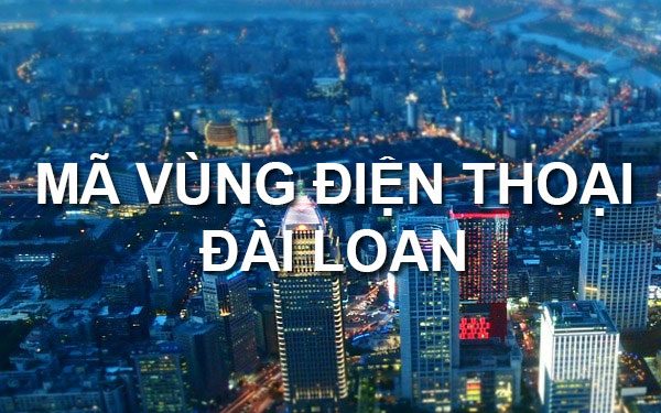 Mã vùng Đài Loan