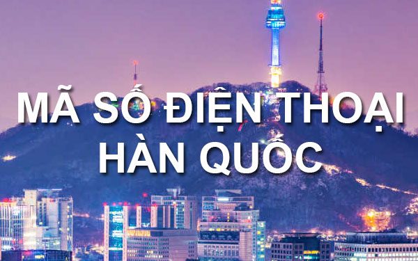 Mã vùng Hàn Quốc