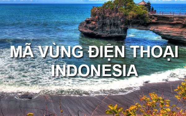 Mã vùng Indonesia