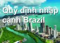 Quy Định Nhập Cảnh Brazil – Thủ Tục, Mẫu Tờ Khai Nhập Cảnh