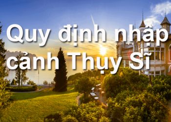 Quy Định Nhập Cảnh Thụy Sĩ – Thủ Tục, Mẫu Tờ Khai Nhập Cảnh